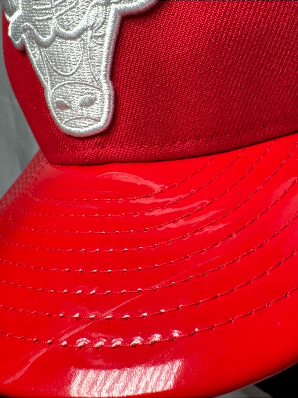 New Era Red and Black 9FIFTY Snapback Hat - Picture 8 of 14